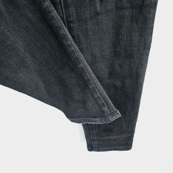 Adriano Goldschmied AGED Denim The Legging Skinny Ankle Jean 27 Black Distressed - Picture 7 of 11